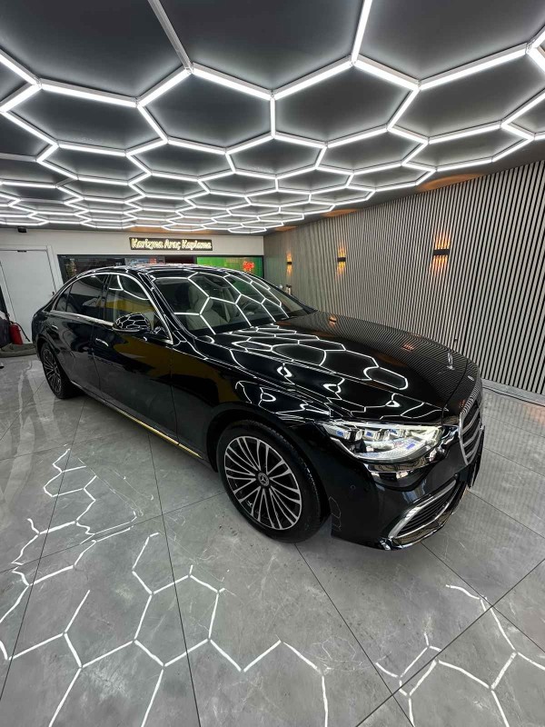 Mercedes S W223 PPF Araç Kaplama Cam Filmi Mercedes S W223 PPF Araç Kaplama Cam Filmi